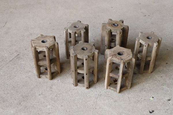 Lot 48 - CANDLE HOLDERS