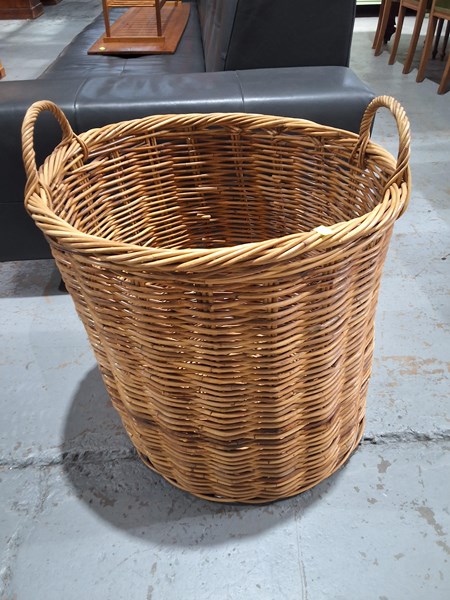 Lot 203 - CANE BASKET