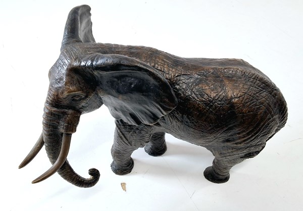 Lot 1331 - BRONZE ELEPHANT