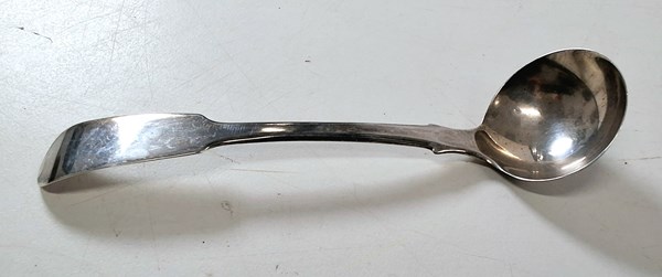 Lot 1058 - SILVER LADLE