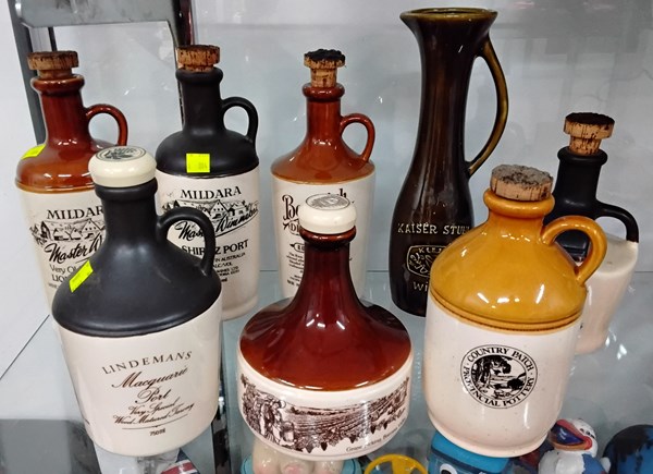 Lot 1335 - STONEWARE BOTTLES