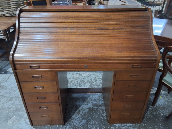 Lot 153 - ROLLTOP DESK