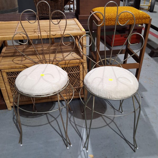 Lot 194 - DRESSING CHAIRS