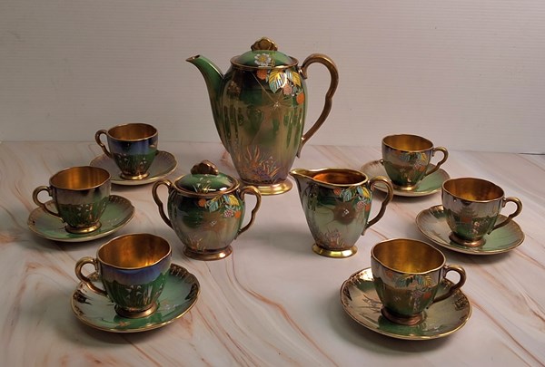 Lot 1232 - CARLTON WARE COFFEE SET