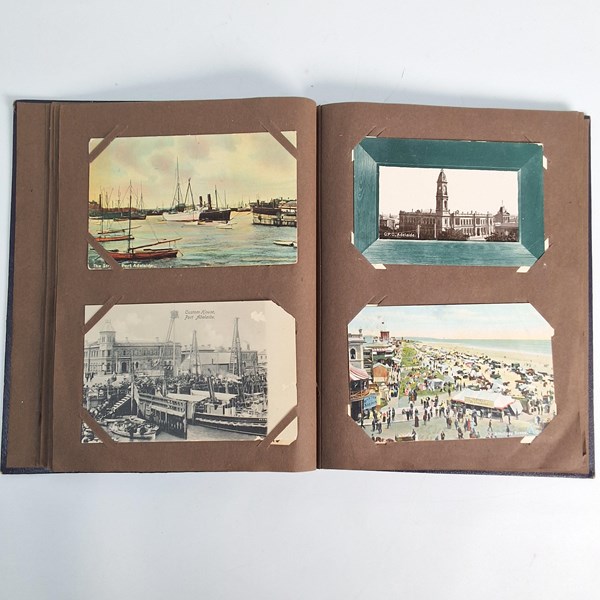 Lot 1144 - POSTCARD ALBUM