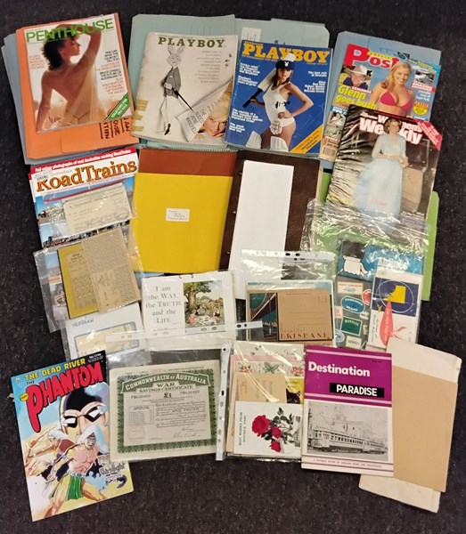 Lot 1358 - A COLLECTION OF EPHEMERA