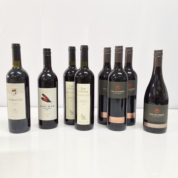 Lot 133 - VARIOUS WINEMAKERS- KANGAROO ISLAND REDS