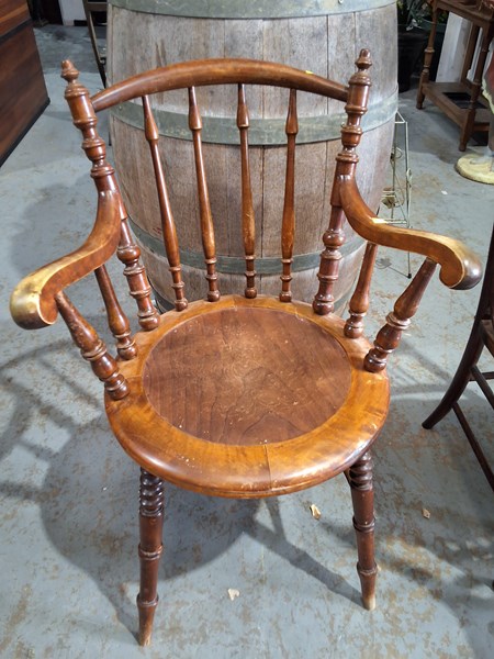 Lot 166 - CAPTAINS CHAIR