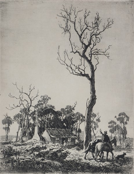 Lot 63 - LIONEL LINDSAY (Australia, 1874 - 1961)