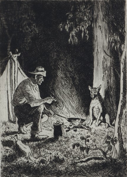 Lot 61 - LIONEL LINDSAY (Australia, 1874 - 1961)