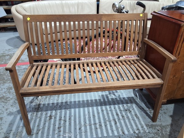 Lot 140 - GARDEN BENCH