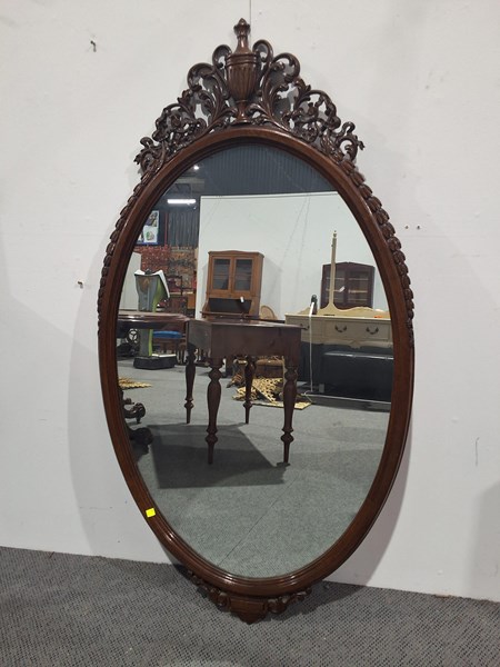 Lot 69 - OVAL MIRROR