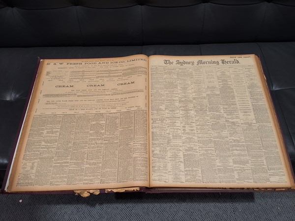 Lot 1148 - BOUND NEWSPAPER VOLUME