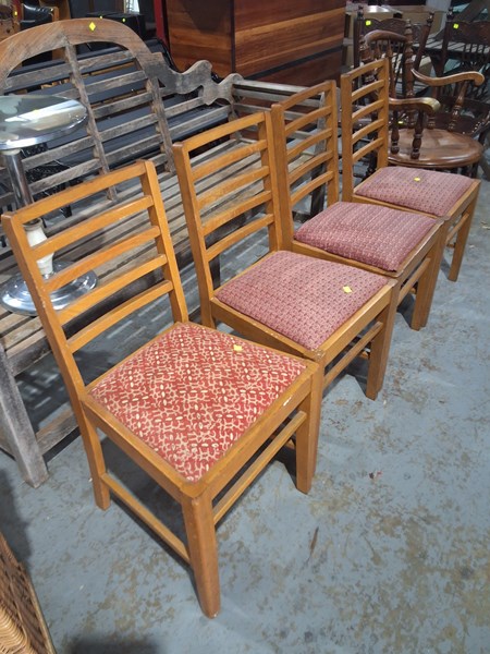 Lot 66 - DINING CHAIRS