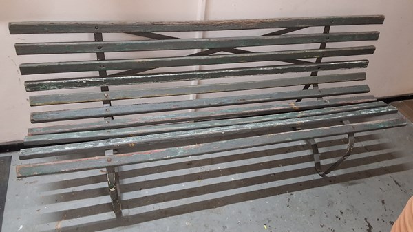 Lot 238 - GARDEN BENCH