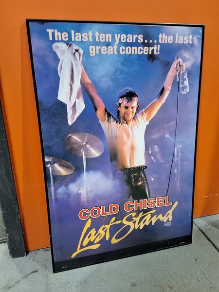 Lot 446 - COLD CHISEL POSTER