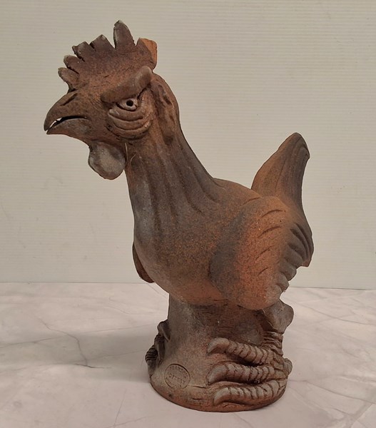 Lot 1244 - POTTERY ROOSTER