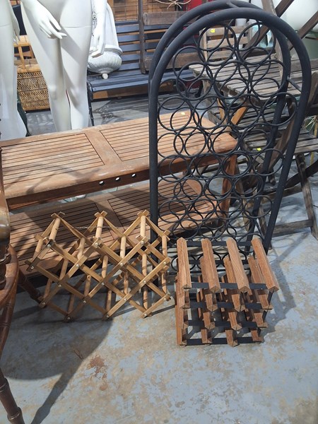 Lot 195 - WINE RACKS