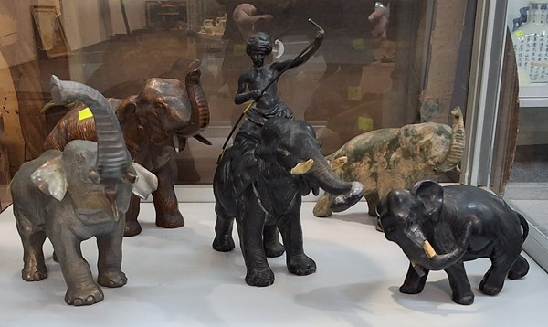 Lot 1353 - A COLLECTION OF ELEPHANTS