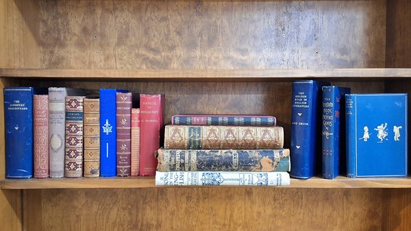 Lot 1317 - LEATHER & CLOTH BOUND BOOKS