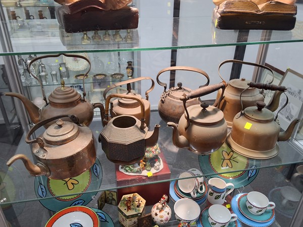 Lot 1357 - COPPER KETTLES