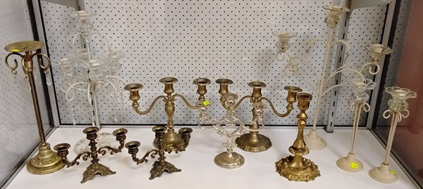 Lot 1390 - CANDLESTICKS