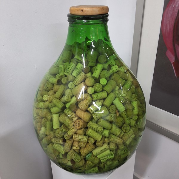 Lot 1149 - GREEN GLASS CARBOY