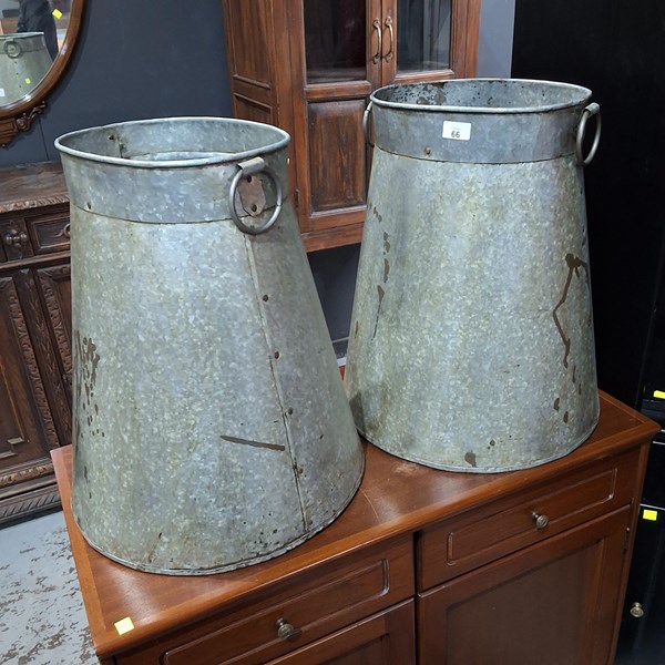 Lot 66 - PAIR OF PLANTERS