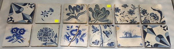 Lot 1121 - DELFT TILES