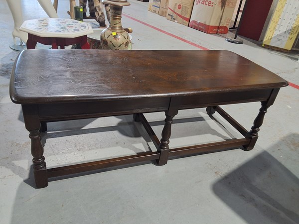 Lot 158 - ERCOL COFFEE TABLE