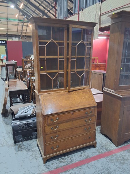 Lot 5 - SECRETAIRE  BOOKCASE