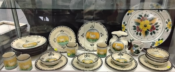 Lot 1228 - POTTERY DINNER SERVICE