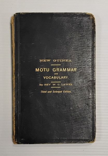 Lot 1195 - LAWES, REV. W.G.: Grammar and Vocabulary