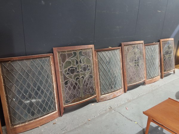 Lot 227 - STAINED GLASS WINDOWS