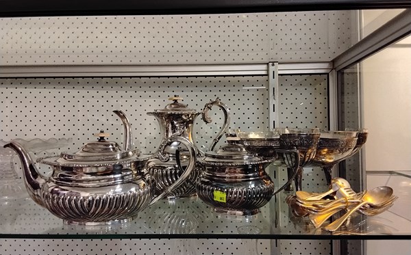 Lot 1289 - SILVER PLATE WARE