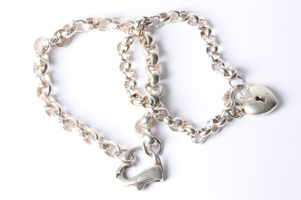 Lot 1052 - STERLING SILVER BRACELETS