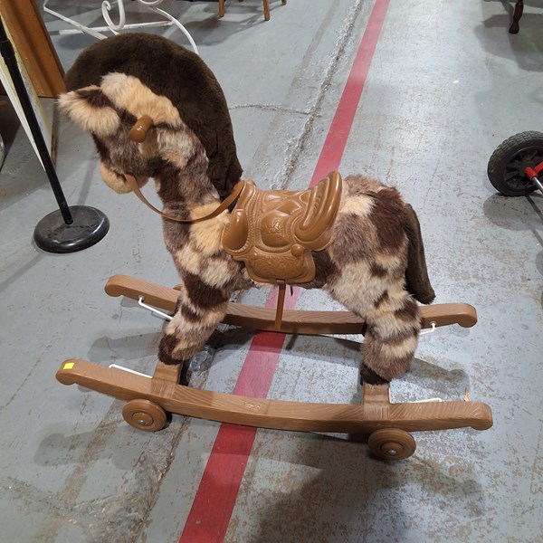 Lot 215 - ROCKING HORSE