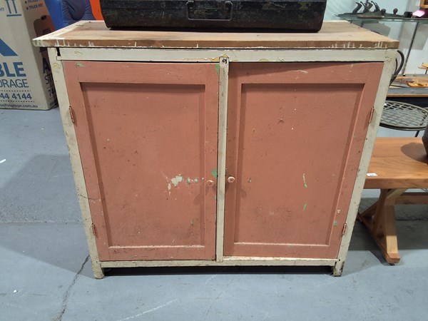 Lot 166 - RUSTIC CABINET