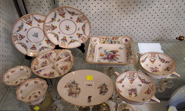 Lot 1389 - DRESDEN CHINA