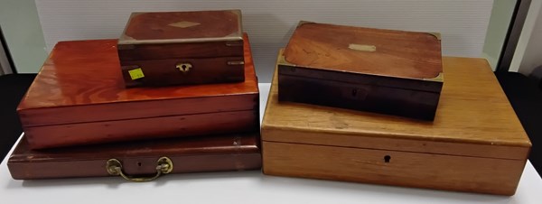 Lot 1256 - TIMBER BOXES