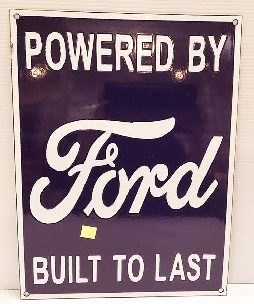 Lot 1058 - ENAMEL FORD SIGN