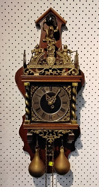 Lot 1068 - DUTCH WALL CLOCK