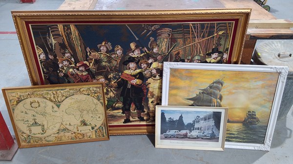 Lot 66 - PRINTS AND TAPESTRY