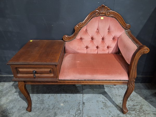 Lot 32 - TELEPHONE TABLE