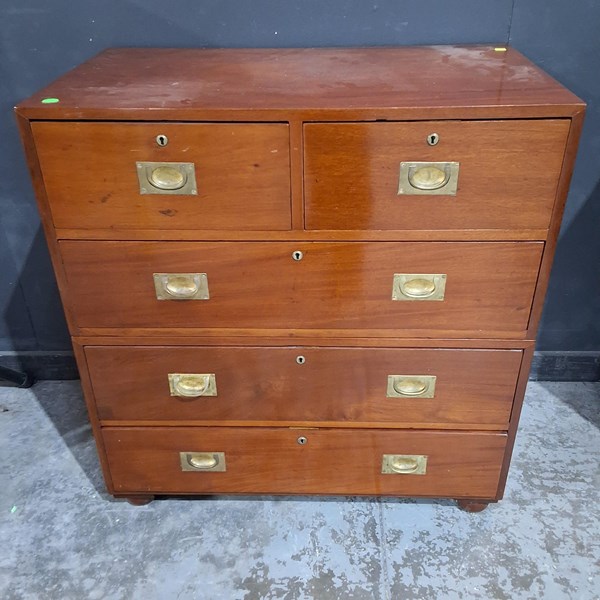 Lot 107 - CAMPAIGN CHEST