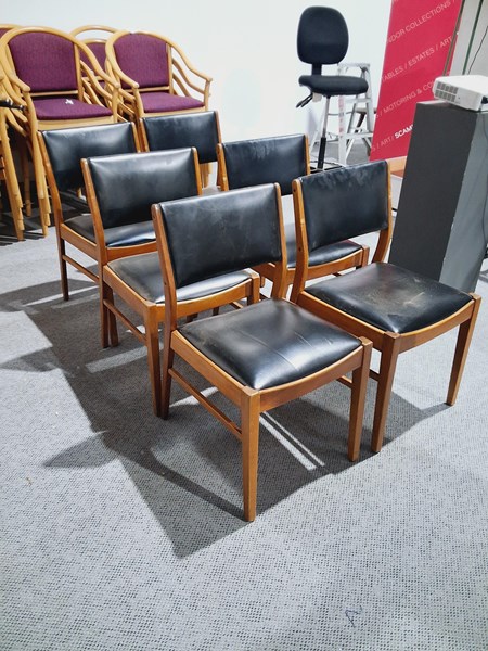 Lot 128 - T H BROWN DINING CHAIRS