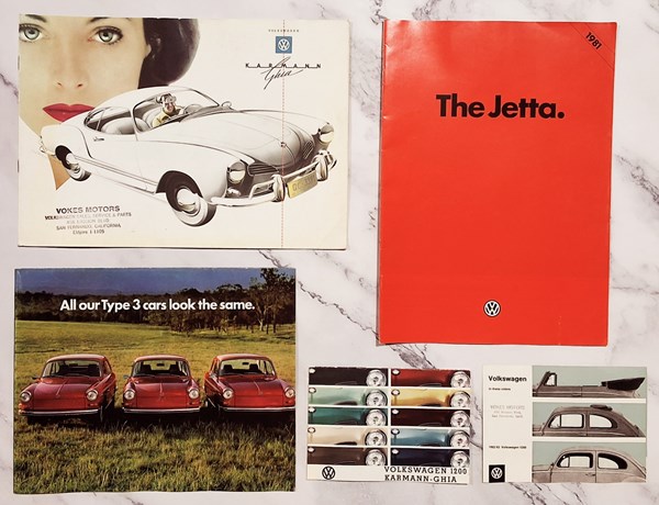 Lot 1138 - CAR SALES BROCHURES