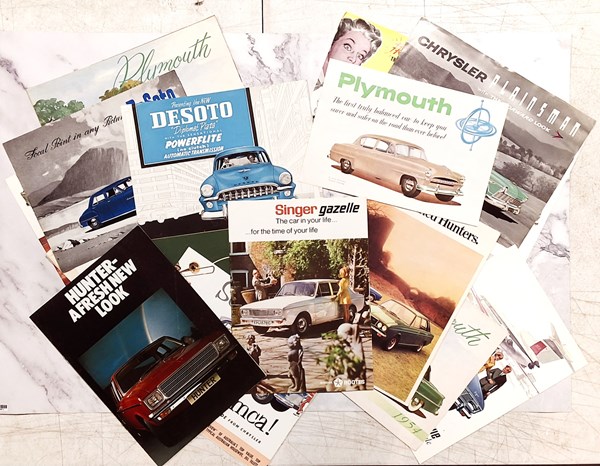 Lot 1136 - CAR SALES BROCHURES