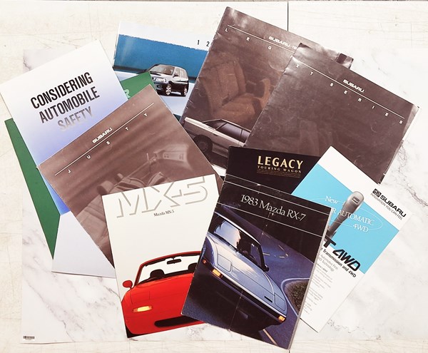 Lot 1140 - CAR SALES BROCHURES