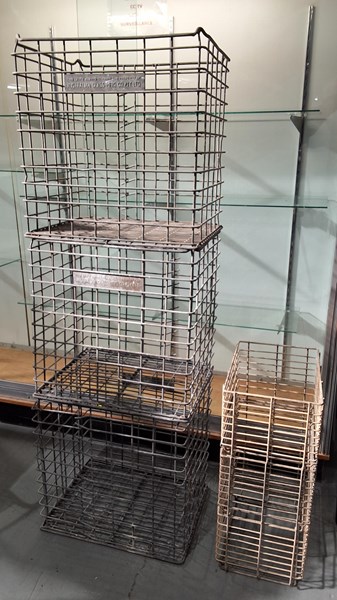 Lot 209 - WIRE CRATES